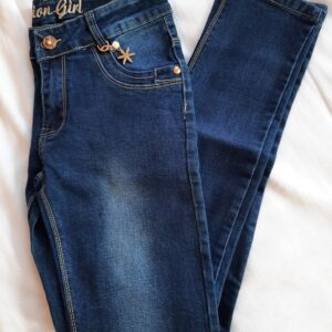 Spodnie jeans 14 lat FASHION GIRL NIEBIESKI KSIĘŻYC