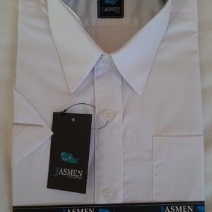 Koszula biała, krótki rękaw JASMEN